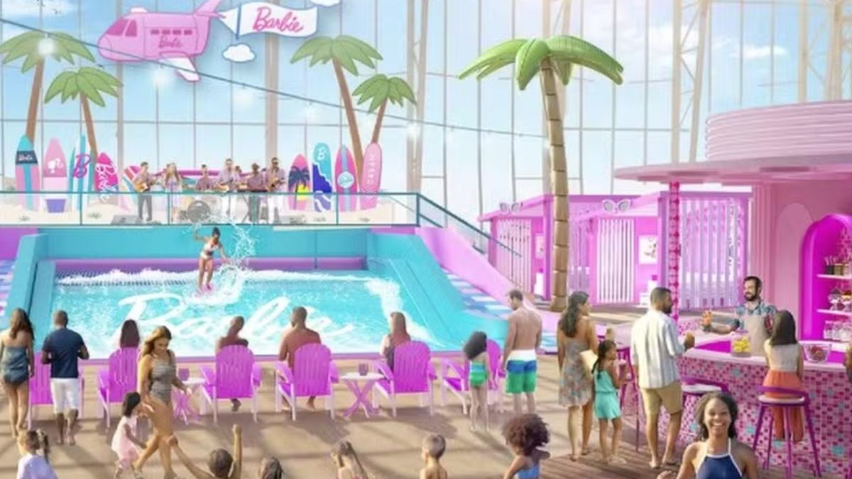 Mattel vai construir cinco parques aquáticos com piscina da Barbie e toboágua de Hot Wheels