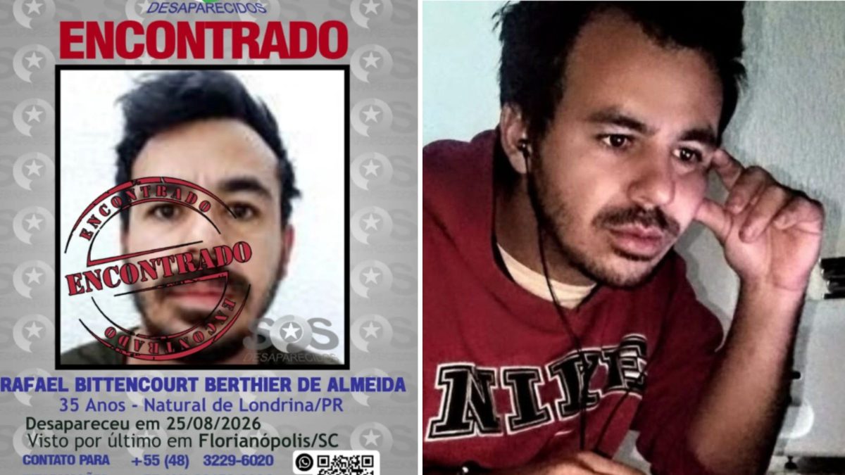 Influenciador mochileiro desaparecido há mais de um mês é localizado em Camboriú com marcas de agressão